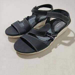 Clarks Cloudsteppers Shoes Womens Size 9 Sandals Cushion Soft Comfort Washable